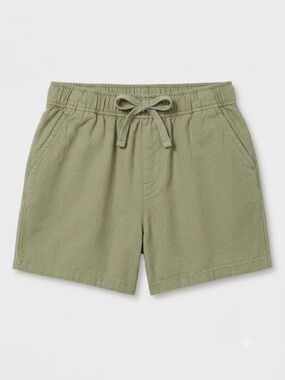 Cat & Jack Boys Olive Green Pull-On Drawstring Shorts Size M (8)